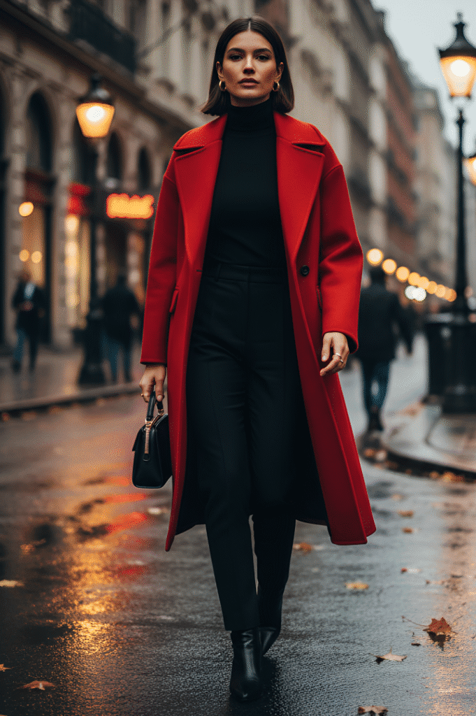 Statement Coat + All-Black Base